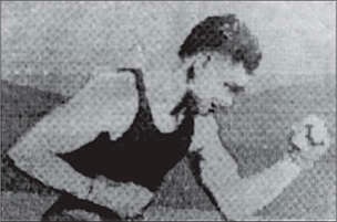 Reprodução de uma foto digital de 1921 criada a partir de uma fita codificada e uma impressora telegráfica [@mcfarlane].